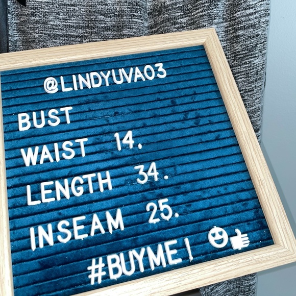 EUC ASOS Marl Lounge Jogger Pants Faux Leather Stripe & Pocket Accent Size 4 - Picture 8 of 8